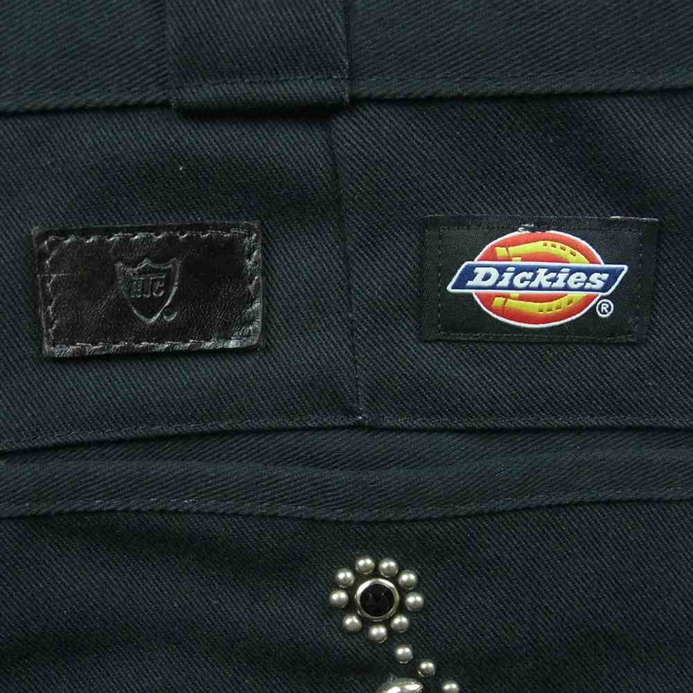 STANDARD CALIFORNIA スタンダードカリフォルニア HTC エイチティーシー Dickies ディッキーズ Pants #SN-32 W.Chain チェーン フラワー スタッズ ワーク パンツ ブラック系 30【中古】