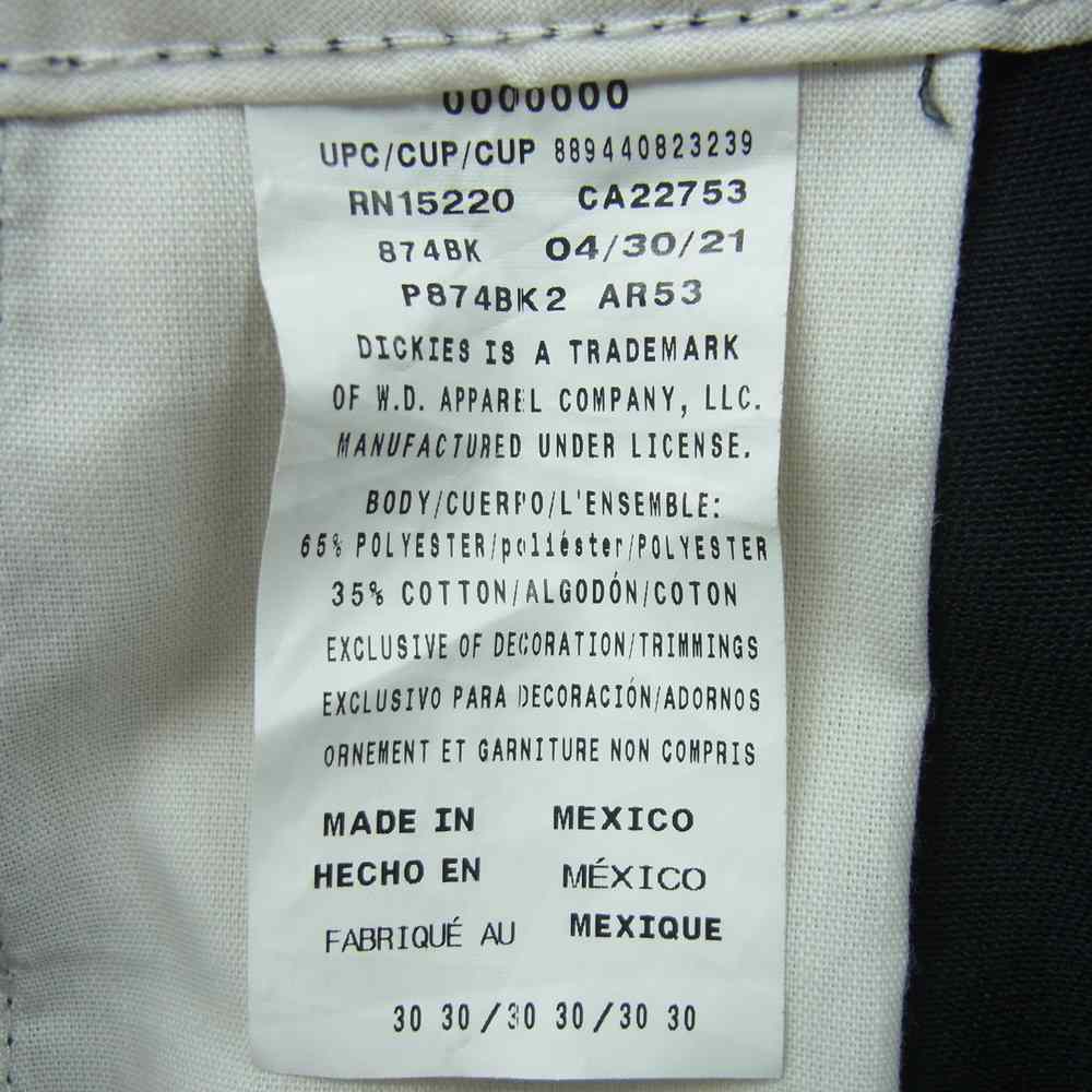 STANDARD CALIFORNIA スタンダードカリフォルニア HTC エイチティーシー Dickies ディッキーズ Pants #SN-32 W.Chain チェーン フラワー スタッズ ワーク パンツ ブラック系 30【中古】