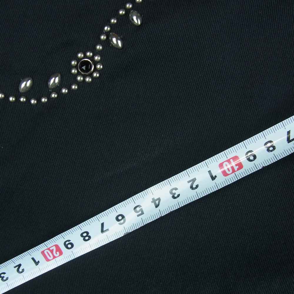 STANDARD CALIFORNIA スタンダードカリフォルニア HTC エイチティーシー Dickies ディッキーズ Pants #SN-32 W.Chain チェーン フラワー スタッズ ワーク パンツ ブラック系 30【中古】