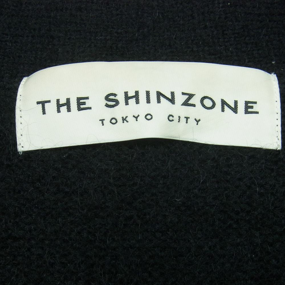 ザ シンゾーン 18AMSNI51 DANDELION BOXY CARDIGAN ボクシー キッドモヘヤ カーディガン ブラック系 F【中古】