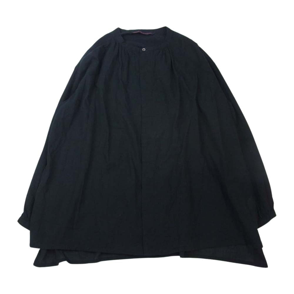 グランマママドーター トロ  スタンドカラー ノーカラー ブラウス ブラック系 1【中古】