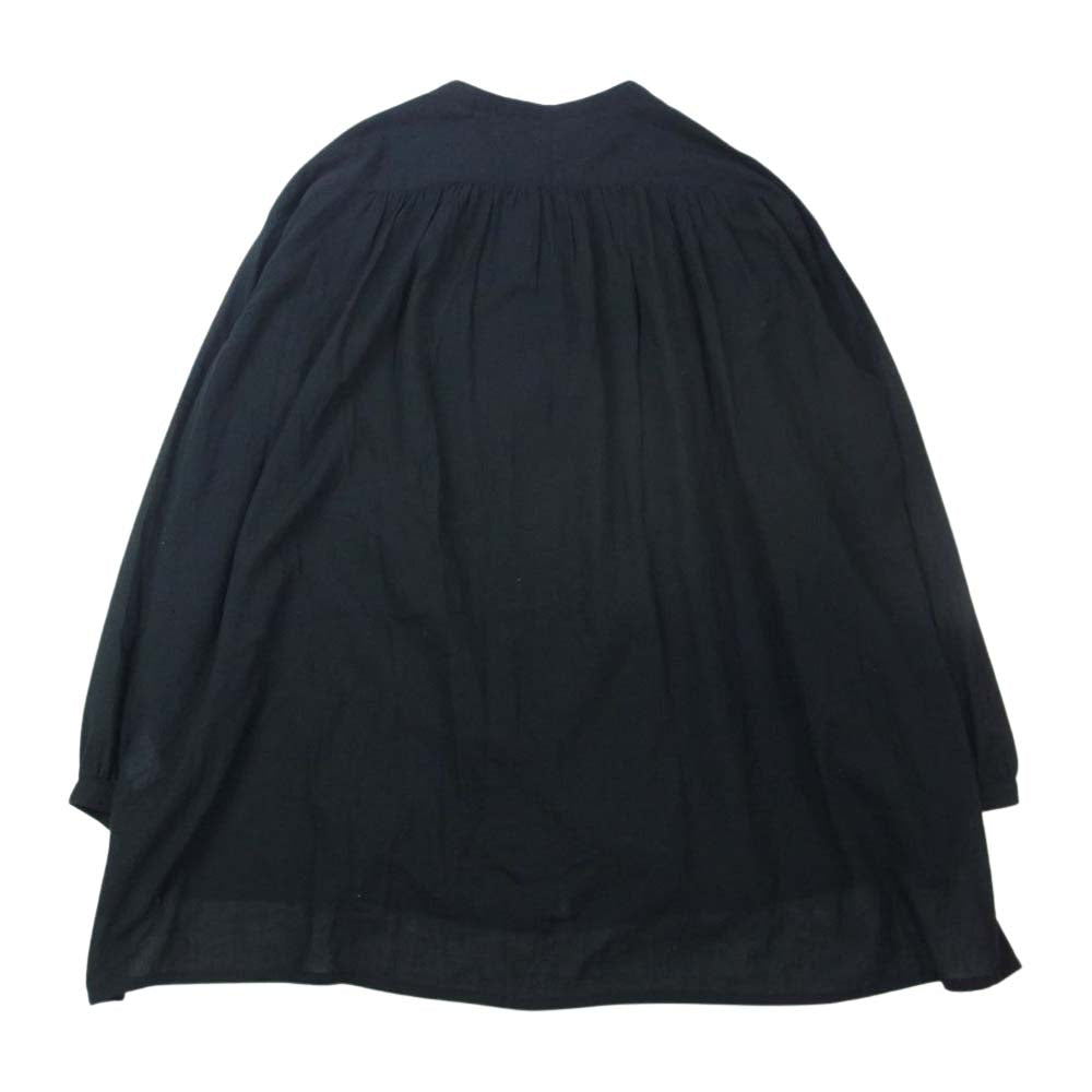グランマママドーター トロ  スタンドカラー ノーカラー ブラウス ブラック系 1【中古】