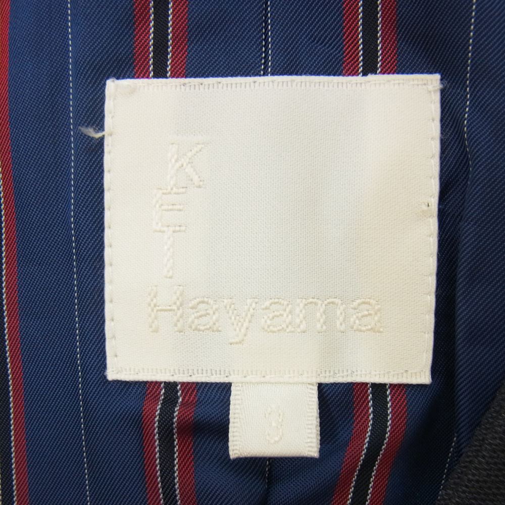 ケイハヤマ ロングコート ダークネイビー系 3【中古】