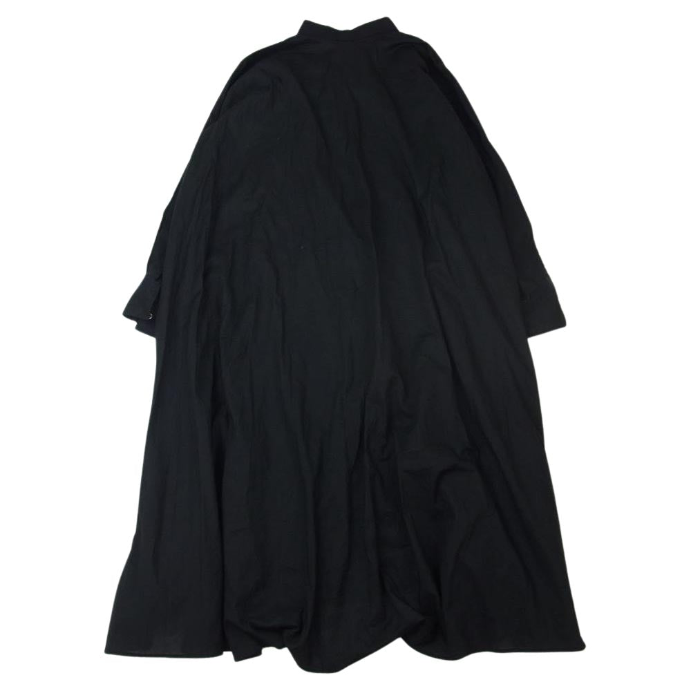 ミズイロインド ロングシャツ ブラック系【中古】