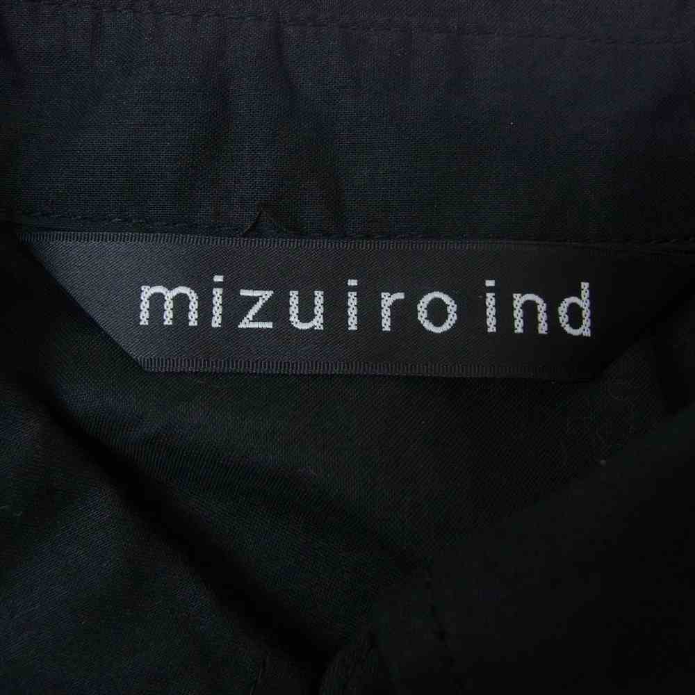 ミズイロインド ロングシャツ ブラック系【中古】