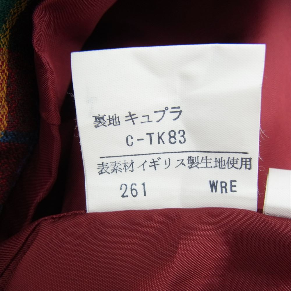 YVES SAINT LAURENT イヴサンローラン ビンテージ ジャケット スカート レッド系 34【中古】