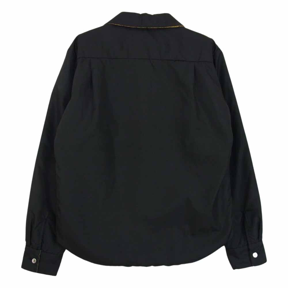 JUNYA WATANABE COMME des GARCONS ジュンヤワタナベコムデギャルソン 90s ヴィンテージ JB-040350 AD1999 中綿 リバーシブル シャツ ジャケット ブラック系 サイズ表記無【中古】