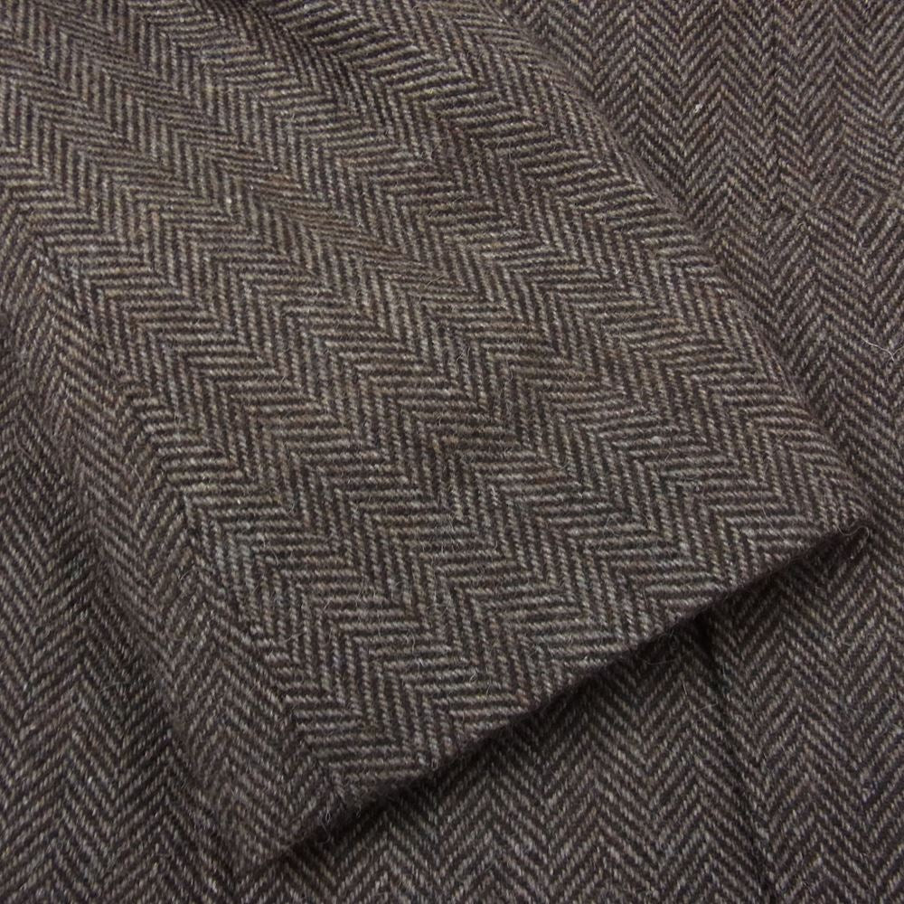 FREAK'S STORE フリークスストア 123-1514 ヘリンボーン柄 ウールジャケット ブラウン系 L【中古】
