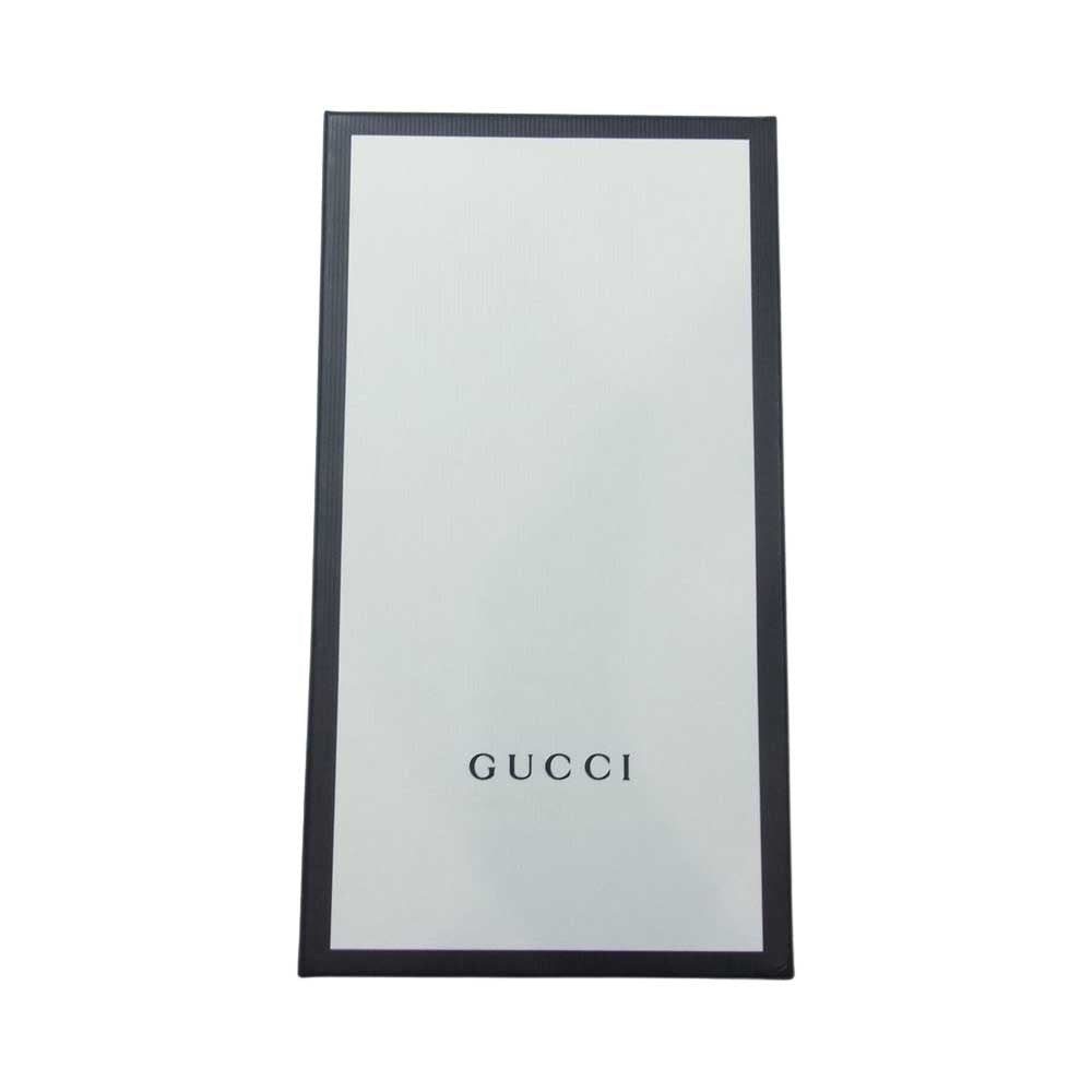 GUCCI グッチ 598543 インターロッキングG ラウンドジップ ウォレット ブラック系【中古】