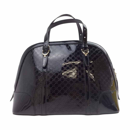 GUCCI グッチ 309617 マイクロ グッチ シマ 2WAY ショルダーバッグ ブラック系【中古】