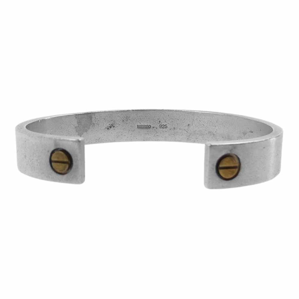 WEIRDO ウィアード ロゴ シルバー バングル シルバー系【中古】