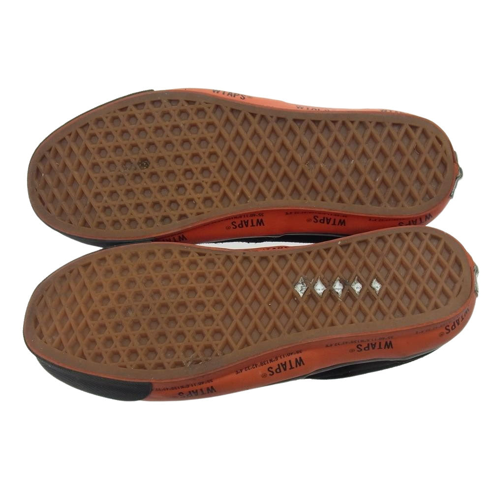 WTAPS ダブルタップス 20AW 201BWVND-FWM03S × VANS VAULT OG ERA LX  バンズ ヴォルト VN0A4BVA20E エラ スニーカー ブラック系 27cm【中古】