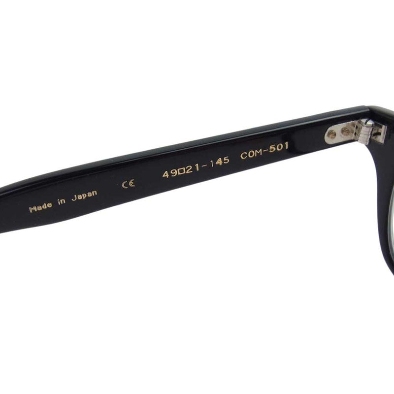 ビージェイクラシック COM-501 COMBI コンビ 度入りレンズ 眼鏡 アイウェア ブラック系 ゴールド系【中古】