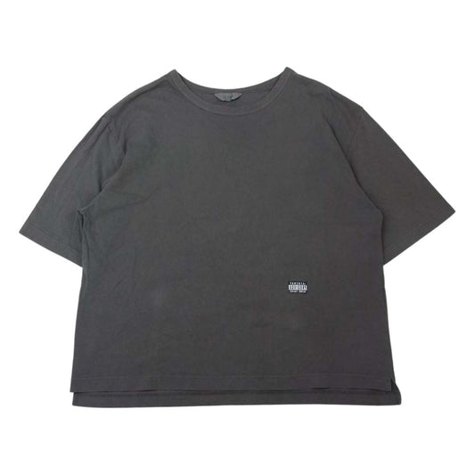 Jieda ジエダ FRUIT OF THE LOOM フルーツ  オーバーサイズ Tシャツ ダークグレー系【中古】