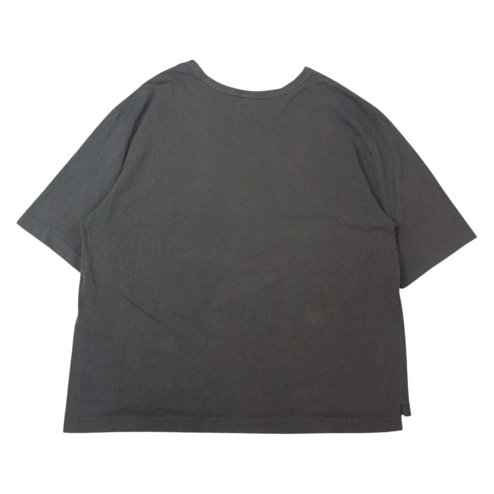 Jieda ジエダ FRUIT OF THE LOOM フルーツ  オーバーサイズ Tシャツ ダークグレー系【中古】