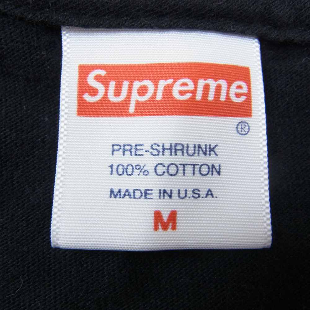 Supreme シュプリーム 17AW Fire Tee プリント Tシャツ ブラック系 M【中古】