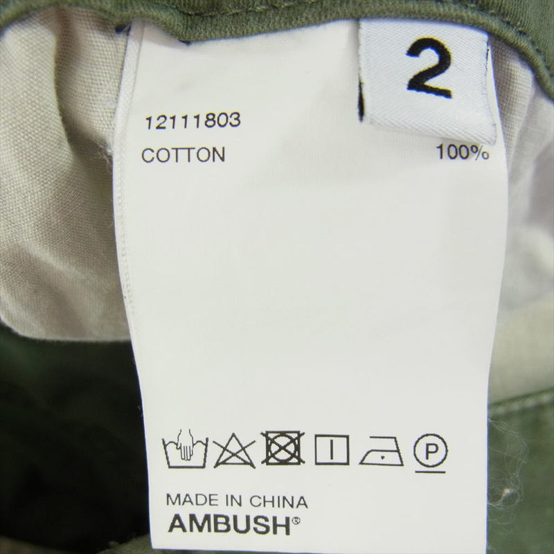 AMBUSH アンブッシュ 12111803 FLIGHT CARGO PANT フライト カーゴ ロング パンツ カーキ系 2【中古】
