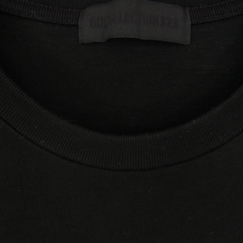 GOD SELECTION XXX ゴッドセレクション SANTA CRUZ サンタクルーズ ロゴ Tシャツ ブラック系 L【中古】