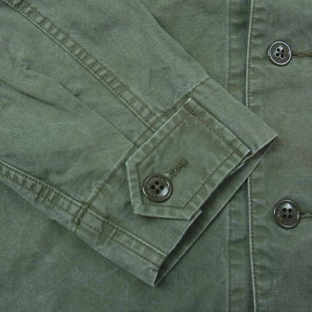 WTAPS ダブルタップス 20SS 201TQDT-SHM01 Scout LS スカウト ミリタリー シャツ ジャケット カーキ系 X 02【中古】