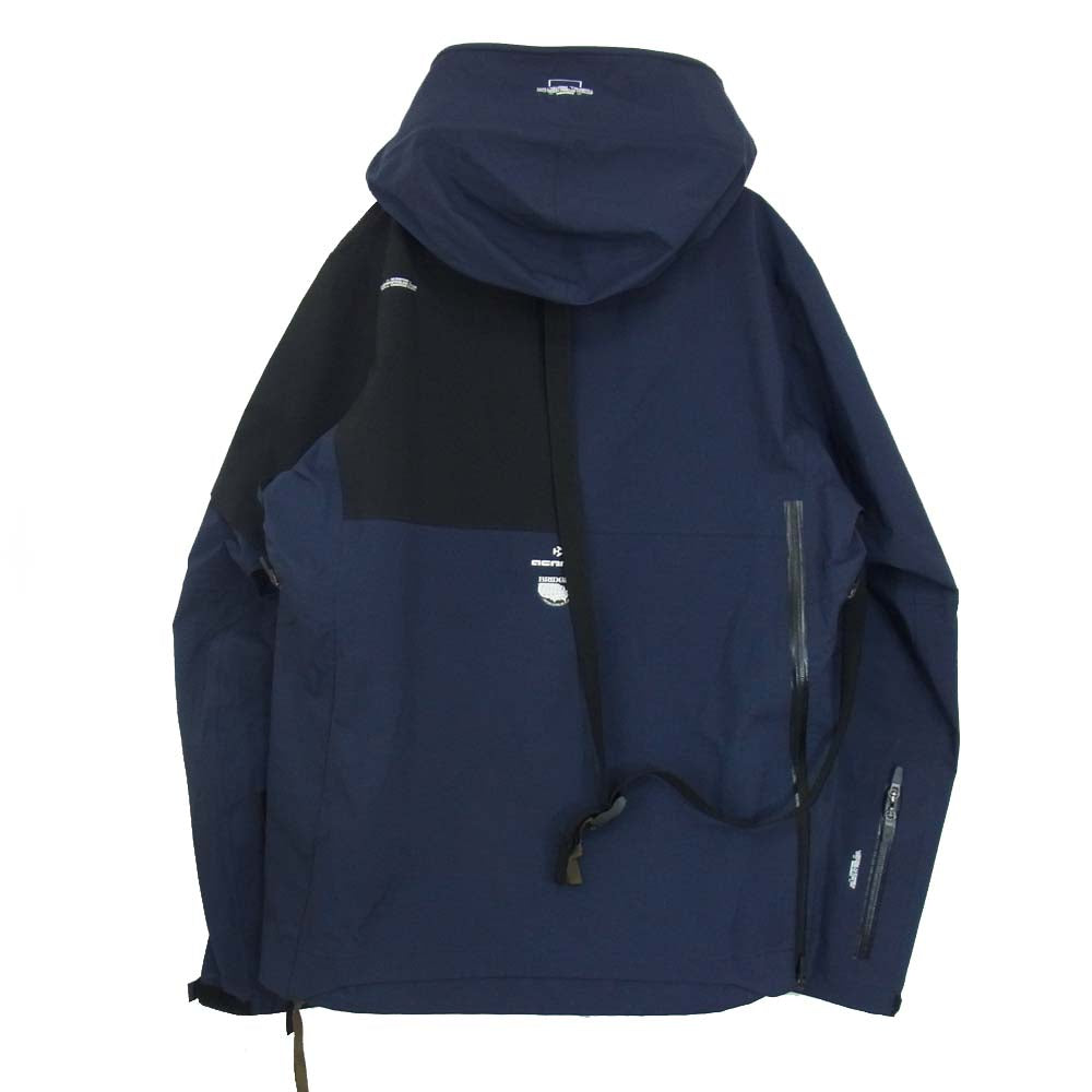 アクロニウム 20SS DEATH STRANDING デスストランディング 小島秀夫 20SS J1A-GTKP GORE-TEX 3レイヤー ナイロン ジャケット ネイビー系 S【中古】