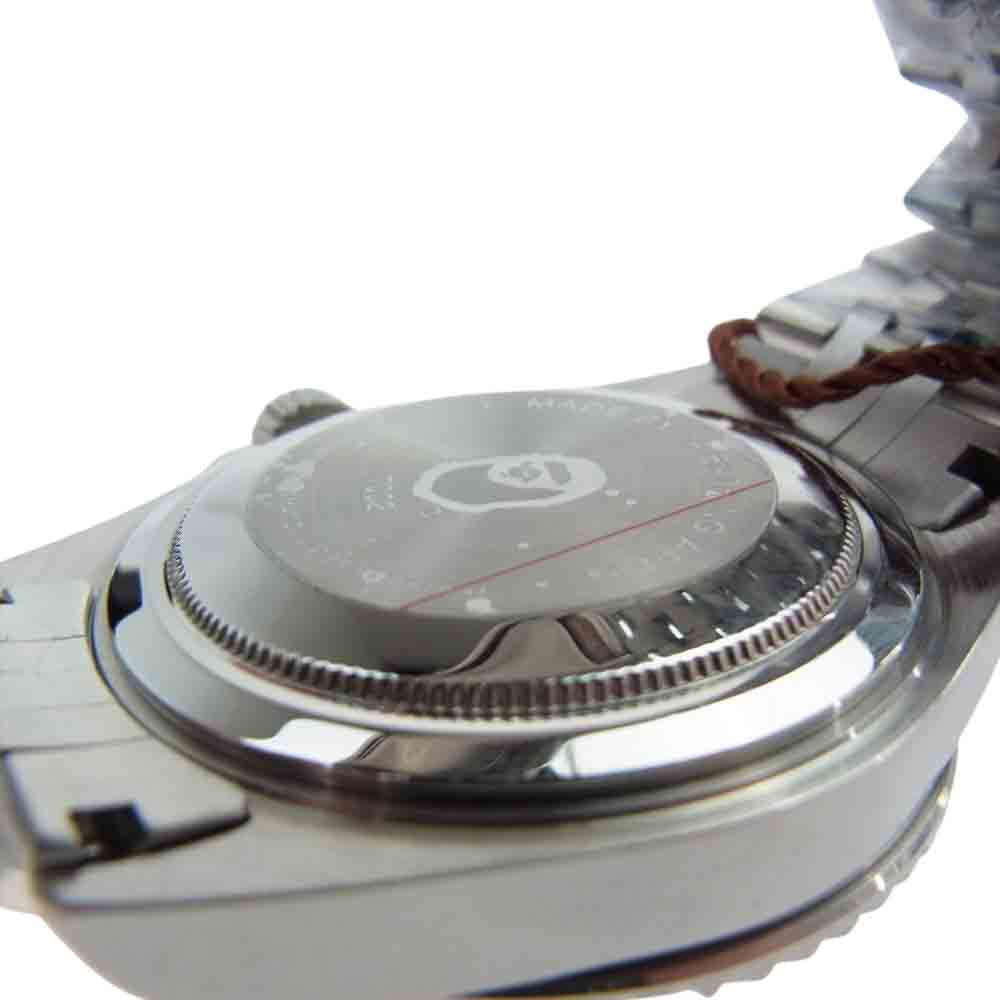 A BATHING APE アベイシングエイプ 21SS VINTAGE TYPE 2 BAPEX ベイペックス 時計 シルバー系【新古品】【未使用】【中古】