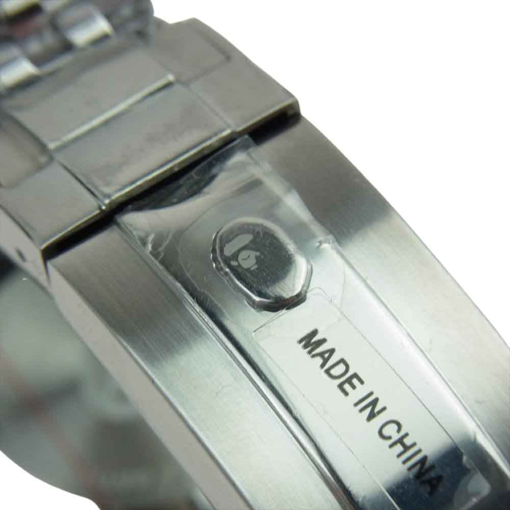 A BATHING APE アベイシングエイプ 21SS VINTAGE TYPE 2 BAPEX ベイペックス 時計 シルバー系【新古品】【未使用】【中古】