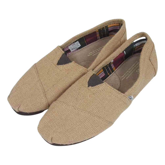 トムス エスパドリーユ  ベージュ系【美品】【中古】