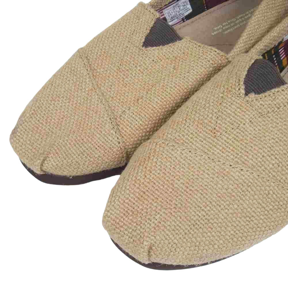 トムス エスパドリーユ  ベージュ系【美品】【中古】