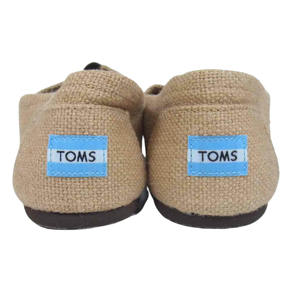 トムス エスパドリーユ  ベージュ系【美品】【中古】