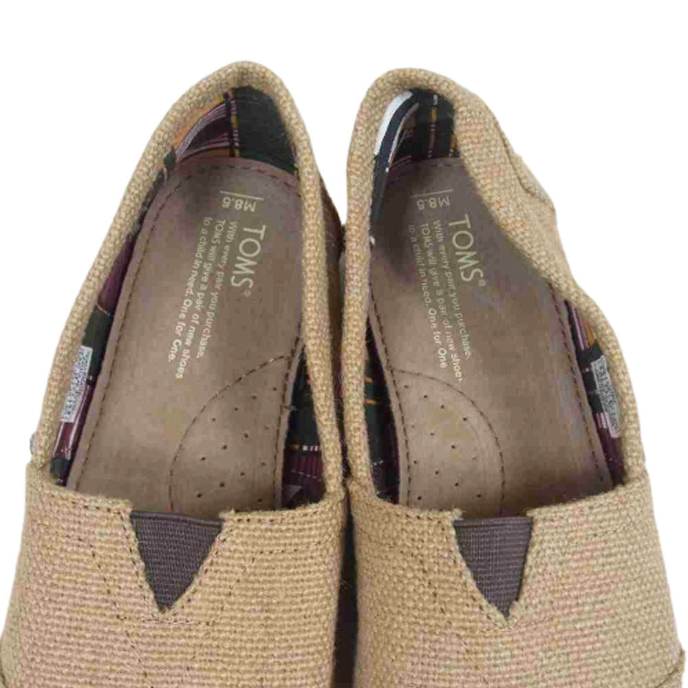 トムス エスパドリーユ  ベージュ系【美品】【中古】