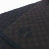 LOUIS VUITTON ルイ・ヴィトン M74199 ダミエ エシャルププティ 総柄 ロゴ マフラー ウール ダークブラウン系【極上美品】【中古】
