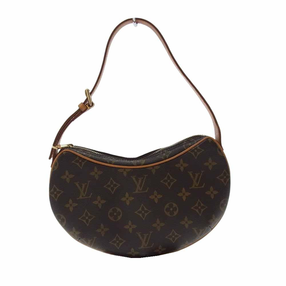 LOUIS VUITTON ルイ・ヴィトン M51510 モノグラム クロワッサン PM ショルダーバッグ ブラウン系【中古】