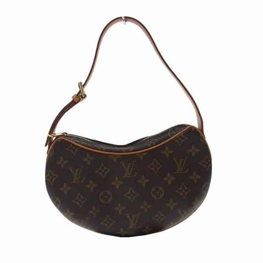 LOUIS VUITTON ルイ・ヴィトン M51510 モノグラム クロワッサン PM ショルダーバッグ ブラウン系【中古】