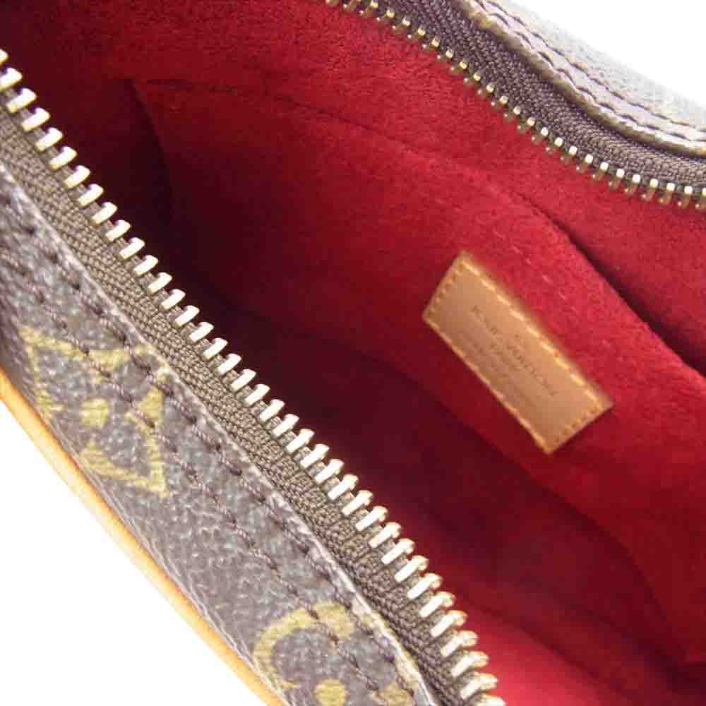 LOUIS VUITTON ルイ・ヴィトン M51510 モノグラム クロワッサン PM ショルダーバッグ ブラウン系【中古】
