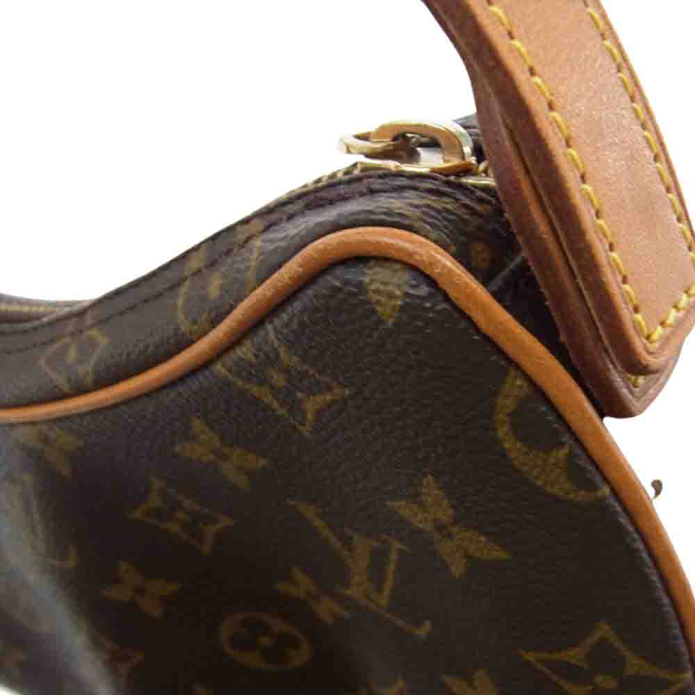 LOUIS VUITTON ルイ・ヴィトン M51510 モノグラム クロワッサン PM ショルダーバッグ ブラウン系【中古】