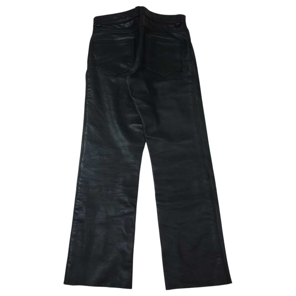 schott ショット バイカータグ レザー パンツ ブラック系 30【中古】
