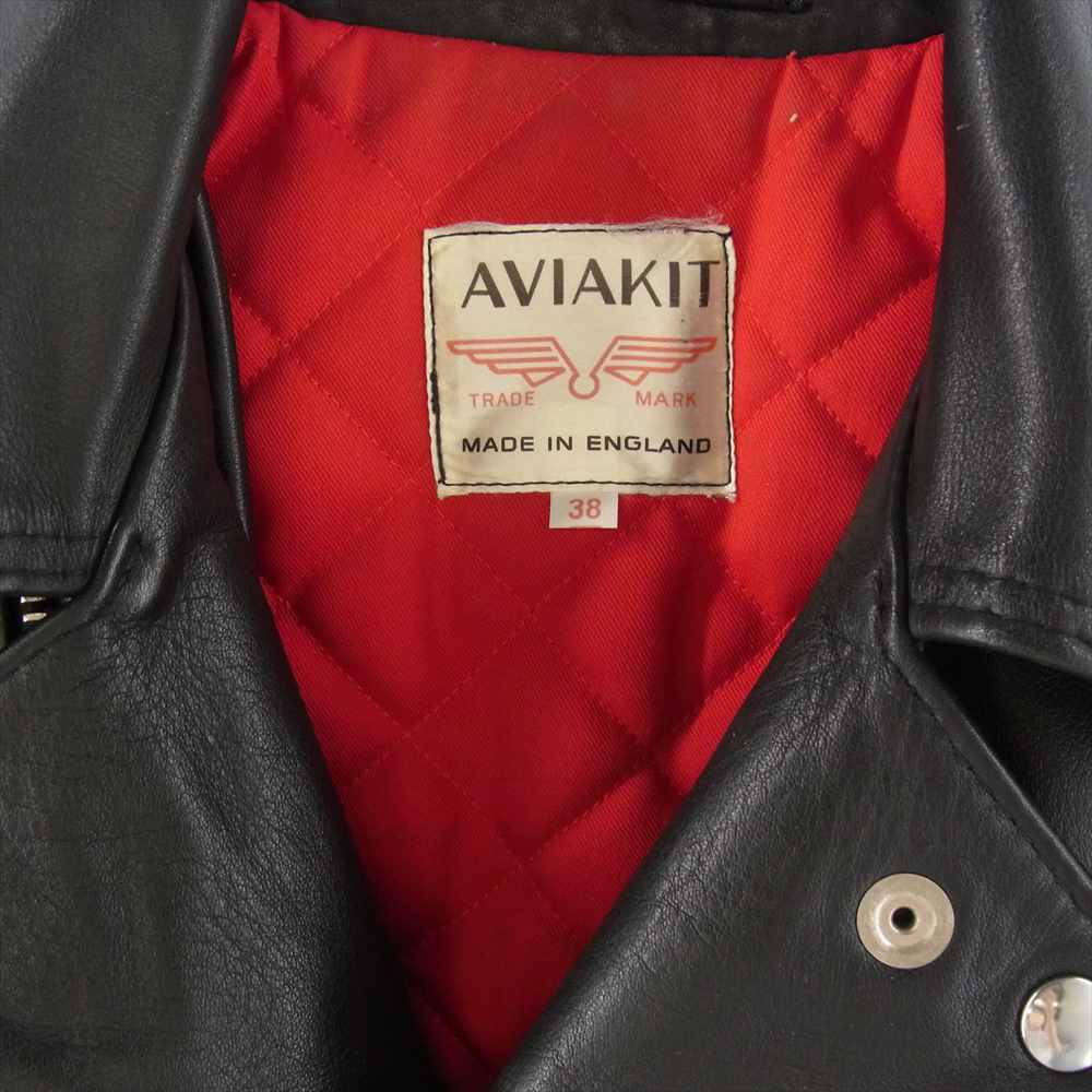 Lewis Leathers ルイスレザー LIGHTNING ライトニング レザー ダブル ライダース ジャケット ブラック系 38【中古】