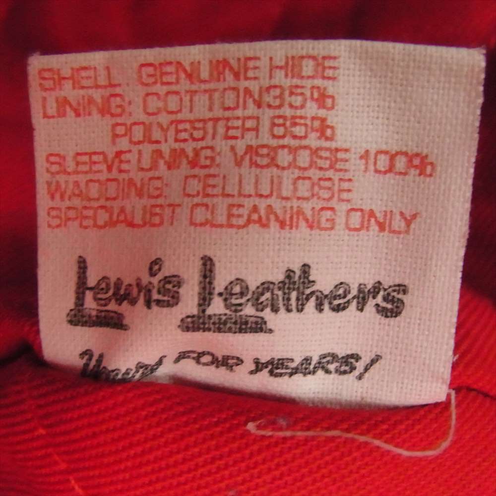 Lewis Leathers ルイスレザー LIGHTNING ライトニング レザー ダブル ライダース ジャケット ブラック系 38【中古】