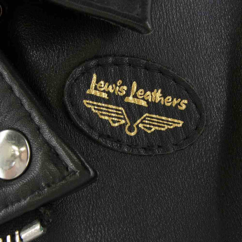 Lewis Leathers ルイスレザー LIGHTNING ライトニング レザー ダブル ライダース ジャケット ブラック系 38【中古】