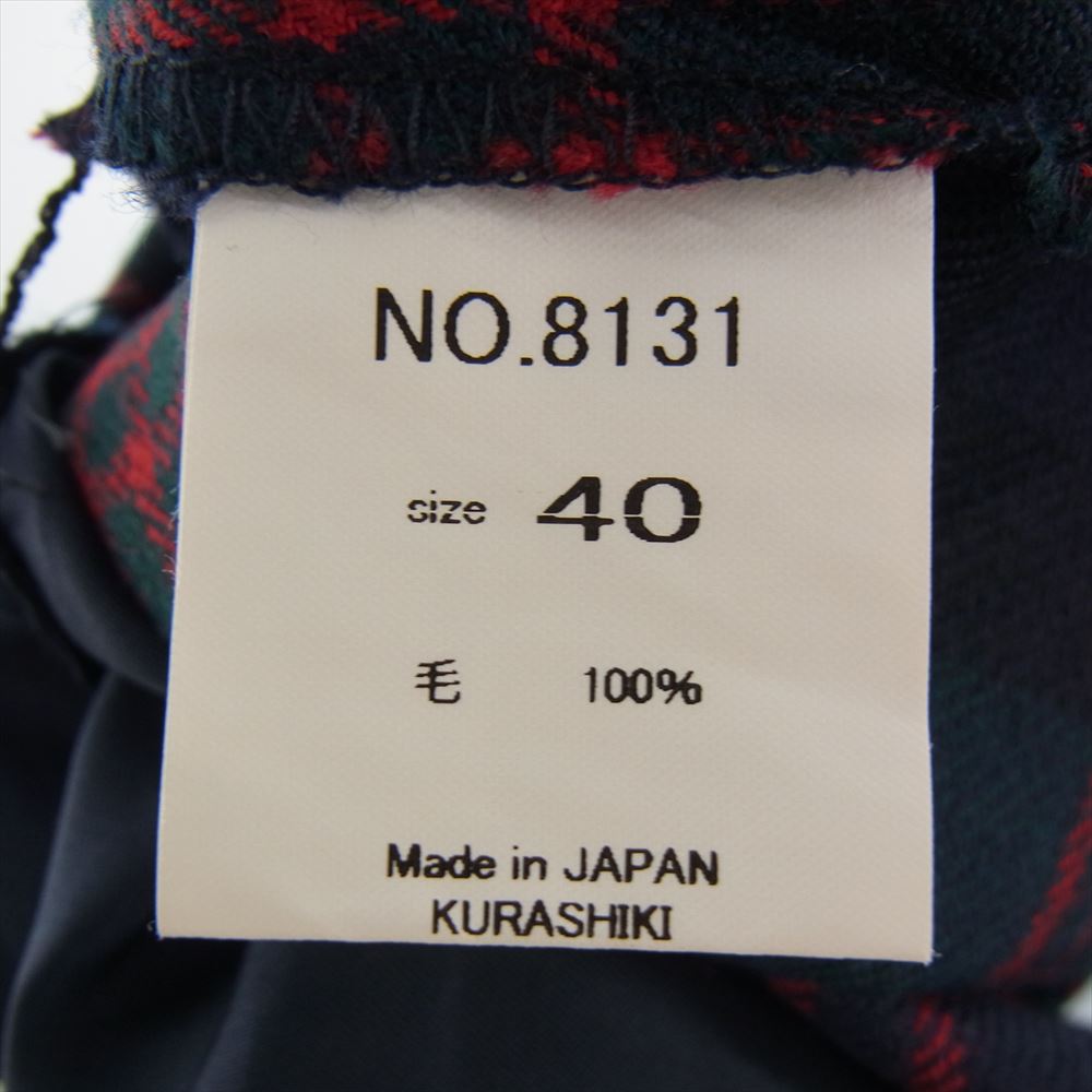 ロルカオンザノーツ ウール チェック ラップ マルチカラー系 40【中古】