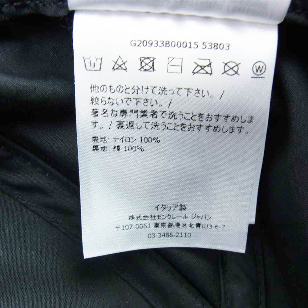 MONCLER モンクレール BASEBALL ベースボール キャップ ブラック系【中古】