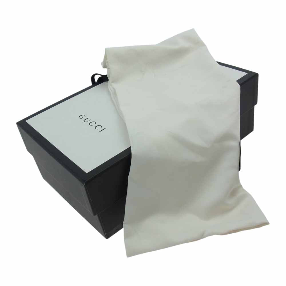 GUCCI グッチ 438218 日本限定 パール ロートップ スニーカー ホワイト系 36.5【中古】