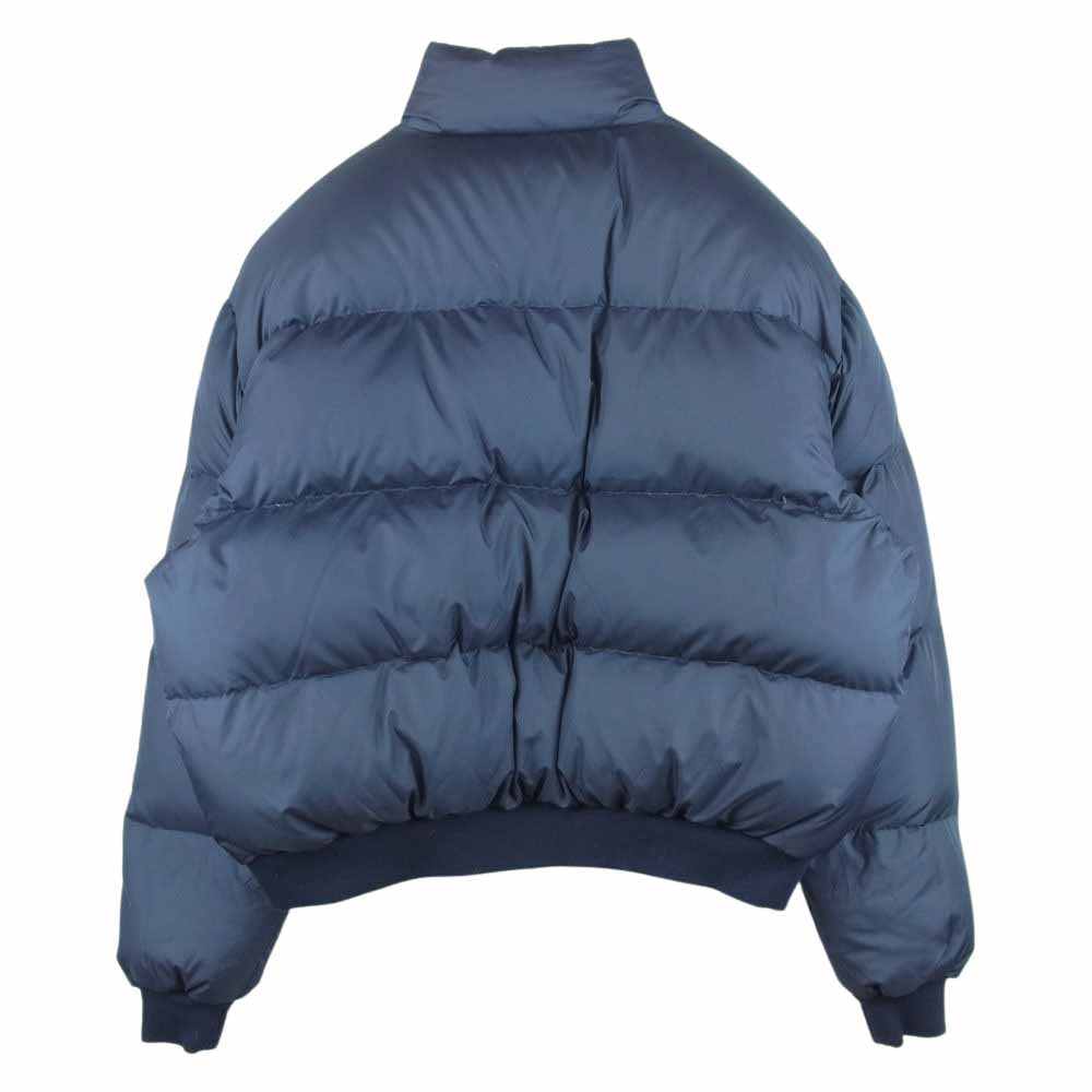 POLO RALPH LAUREN ポロ・ラルフローレン ナイロン ダウン ジャケット USA製 グレイッシュネイビー系 L【中古】