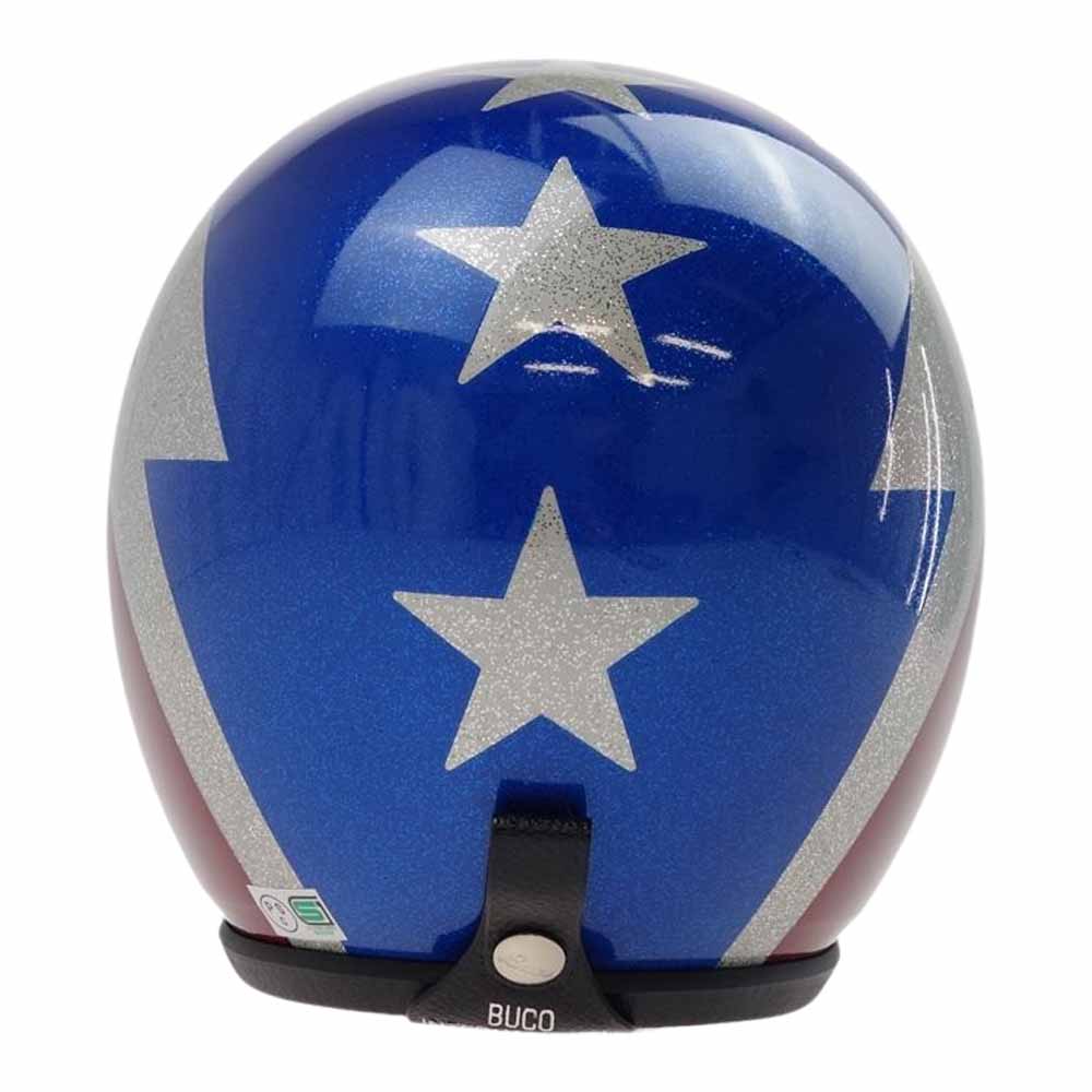 TOY'S McCOY トイズマッコイ BUCO THUNDERBOLT BLUE ブコ サンダーボルト ジェット ヘルメット レッド系 ブルー系 L【極上美品】【中古】