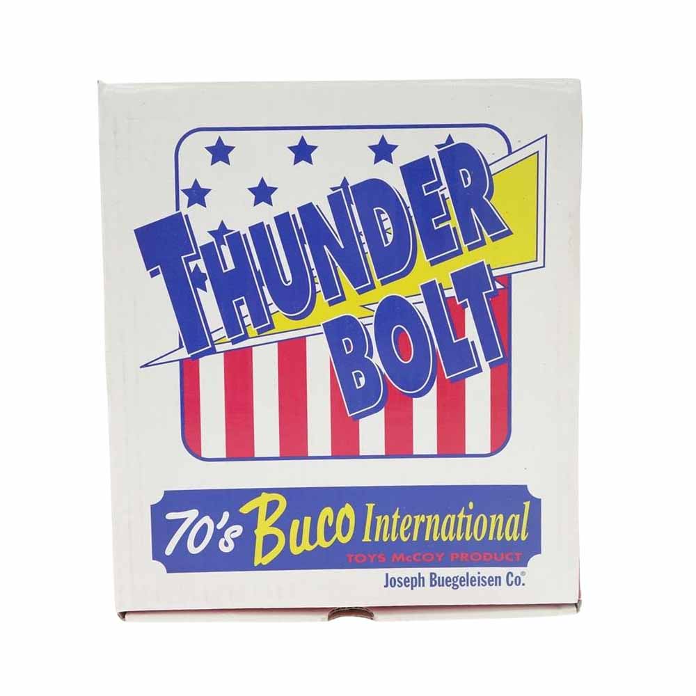 TOY'S McCOY トイズマッコイ BUCO THUNDERBOLT BLUE ブコ サンダーボルト ジェット ヘルメット レッド系 ブルー系 L【極上美品】【中古】