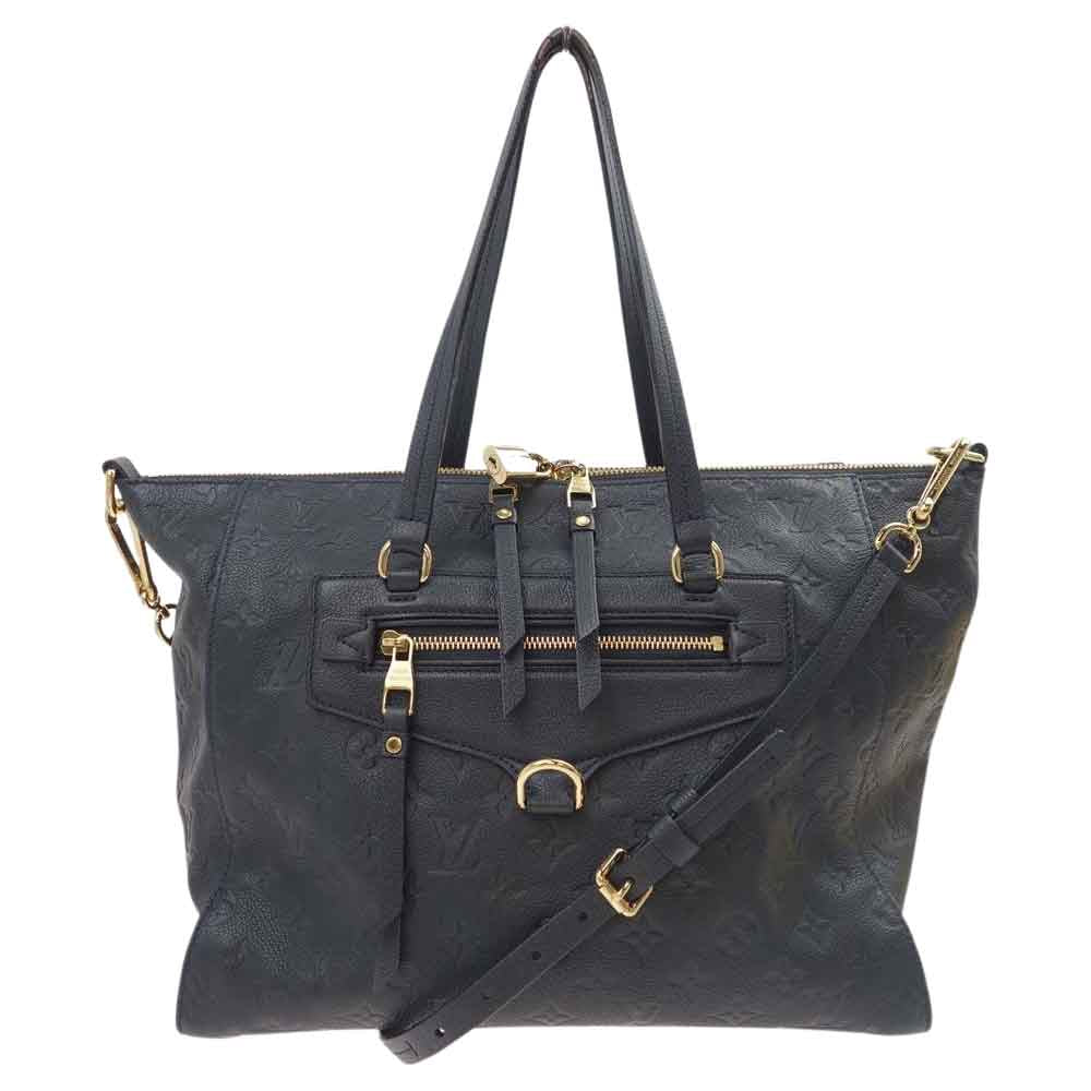 LOUIS VUITTON ルイ・ヴィトン M93410 モノグラム アンプラント ルミニューズ PM ショルダーバッグ ブラック系【中古】