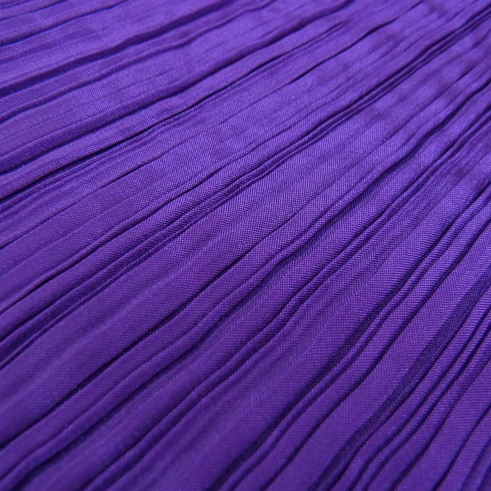 PLEATS PLEASE プリーツプリーズ イッセイミヤケ PP32-AD152 プリーツ加工 ポンチョ ストール パープル パープル系【中古】