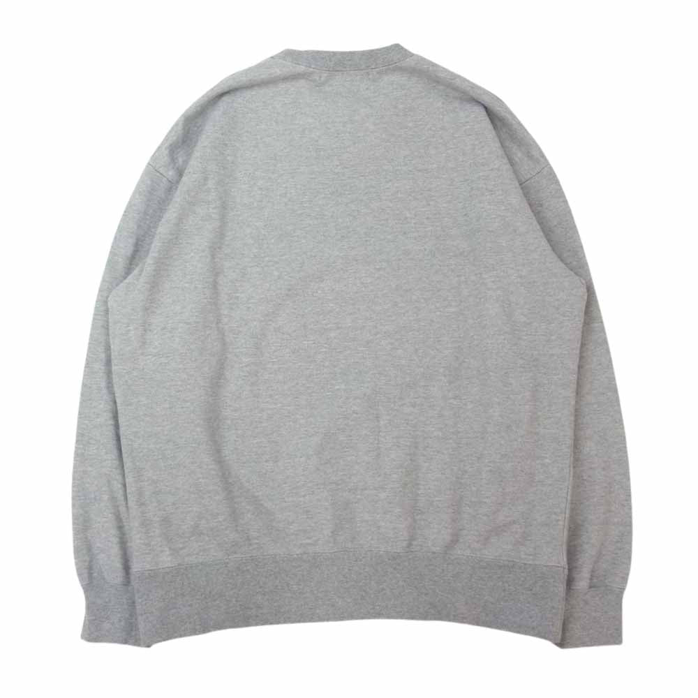 PHENOMENON フェノメノン MHACSJP01 CREWNECK SWEATSHIRT ロゴパッチ クルーネック スウェット グレー系【中古】