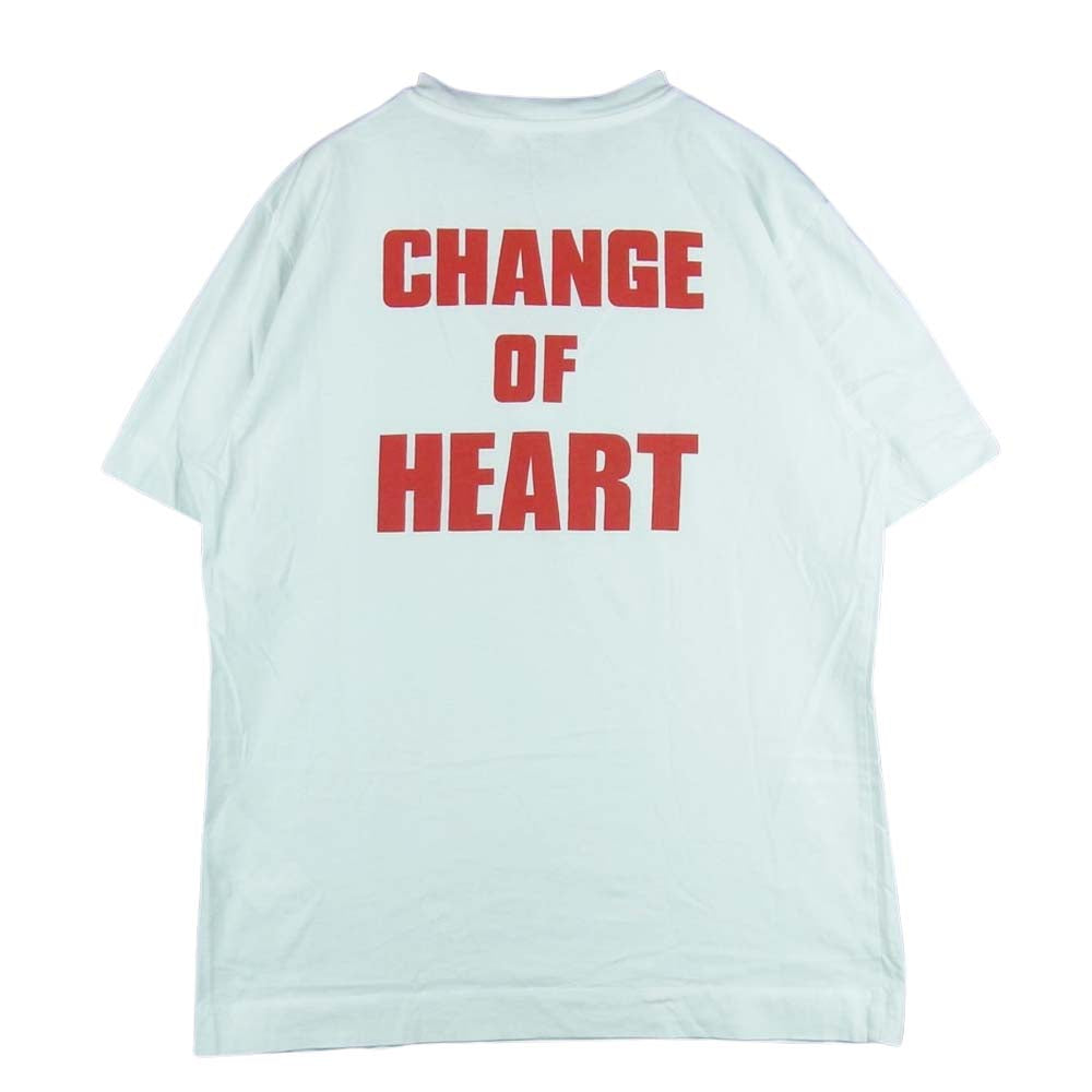 アリクス AAMTS0225 国内正規品 イタリア製 CHANGE OF HEART S/S TEE チェンジオブハート ロゴプリント クルーネック 半袖 Tシャツ ホワイト系 M【中古】