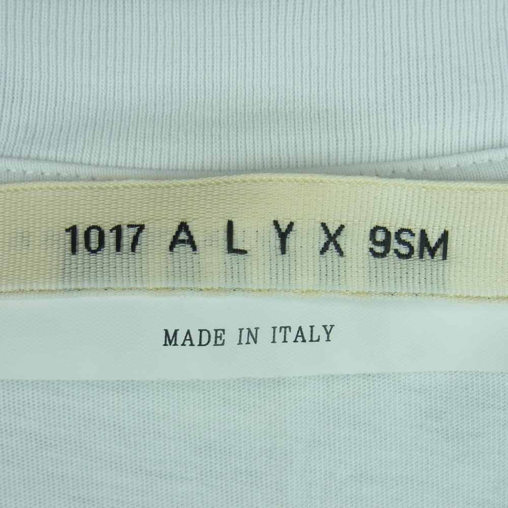 アリクス AAMTS0225 国内正規品 イタリア製 CHANGE OF HEART S/S TEE チェンジオブハート ロゴプリント クルーネック 半袖 Tシャツ ホワイト系 M【中古】